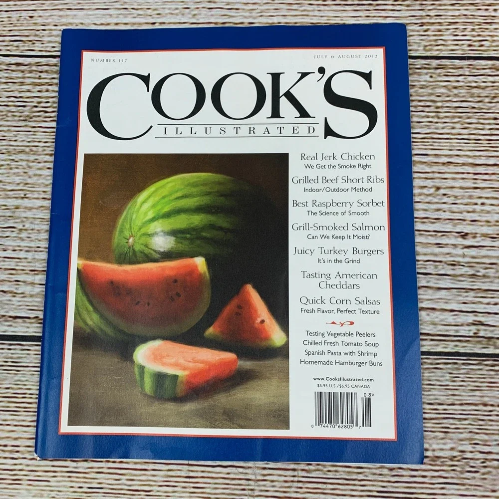 Cook's Illustrated‎ Magazine [July August 2012] Recipes Cooking Food